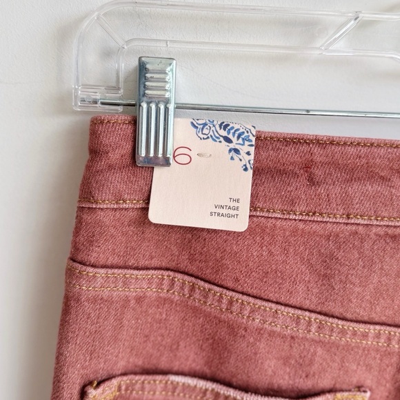 NWT ANTHROPOLOGIE PILCRO The Vintage Straight Jean 26 - Picture 8 of 8